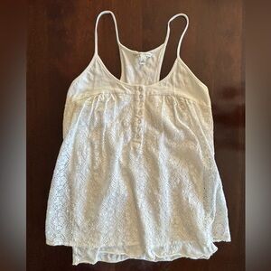 Banana Republic lacy strap top